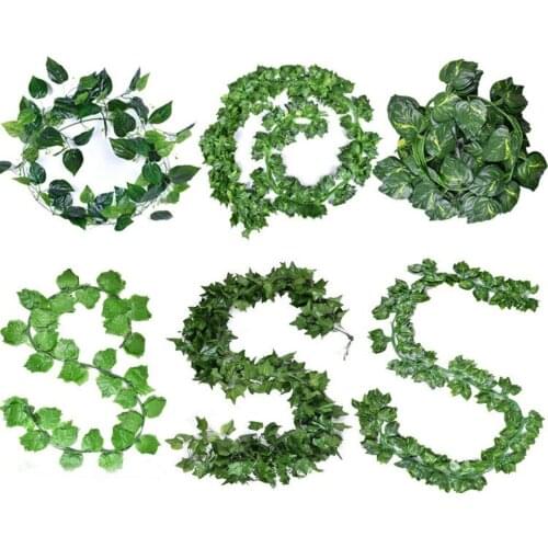 Artificial Fake Hanging Plant Flowers Vine Garland Leaves Home Decoration Lawn Wedding Party Supplies