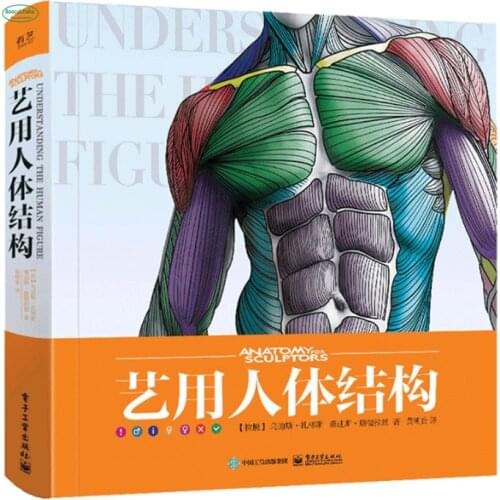 3D HD Art Human Body Books Sculpture game character design basic tutorial books drawing Human form, structure, skeletal muscle