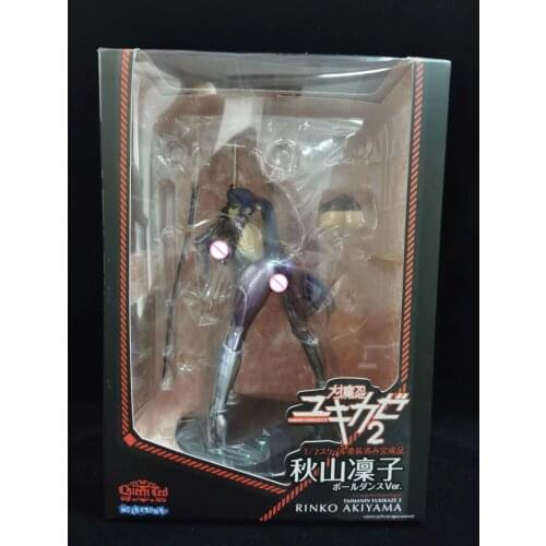 Vogue Queen Ted Taimanin Yukikaze 2 Anti-Demon Ninja Yukikaze Rinko Akiyama Pole Dance Figure Anime Sexy Model Statue Toy