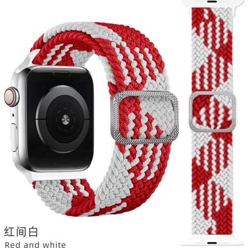 Factory sales fashion watch Nylon straps 38mm 40mm 42mm 44mm apple smart watch strap Stretchy Sports