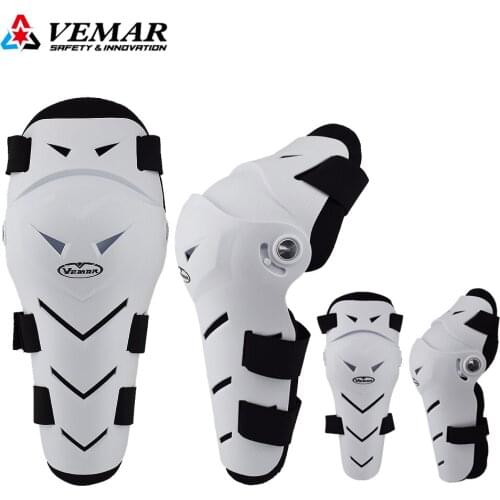 VEMAR 4Pcs/Set Motorcycle Knee Pads Guards Elbow Racing Off-Road Kneepad MTB ATV Motocross Brace Protector Motorbike Protection