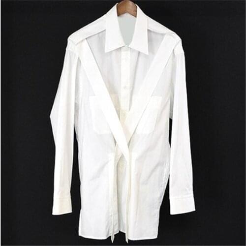 2020 Yohji shirting yohji back show yohji yamamoto yoshi custom pure cotton S-6XL! Big yards mens clothing