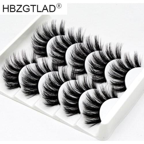 NEW 13 Styles 5 pair Mink Hair False Eyelashes Natural/Thick Long Eye Lashes Wispy Makeup Beauty Extension Tools Wimpers