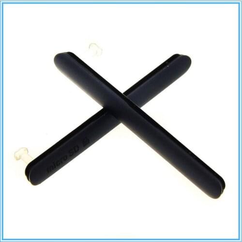 Original New Replacement For Sony Xperia Z3 Dual D6633 D6683 USB Cover Charger Port Dust Plug Cover + SIM Card Port Slot Cover