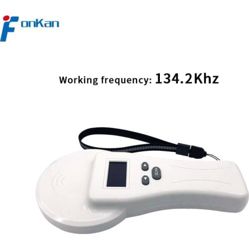 FONKAN LF 134.2Khz Animal Tag Reader Card Reader Collector FDXA/B Handheld Reading with Storage USB2.0 Bluetooth