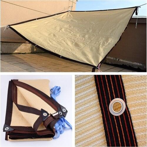SgooHan HDPE Anti-UV Shading Net Outdoor Awning Sunshade Net Succulent Plant Cover Sunscreen Swimming Pool Shade Sail Cloth