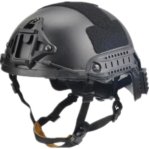 Tactical Ballistic helmet High Cut XP Helmet sports cycling helmet ABS material For Airsoft Paintbal Black DE FG M L