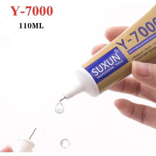 Y-7000 110ml multifunctional self-adhesive glue jewelry DIY water drill crafts nail glue screen glass frame waterproof glue