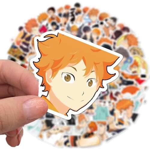 Japan Anime Stickers Haikyuu!! HinataShoyo KageyamaTobio Stickers Scrapbooking DIY Diary Planner Haikyu Stickers Luggage Grafft