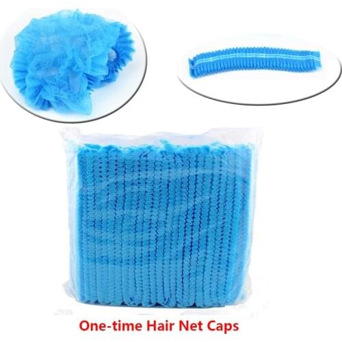 100pcs Microblading Accesories Permanent Makeup Disposable Hair Net Caps Sterile Hat For Eyebrow Tattooing