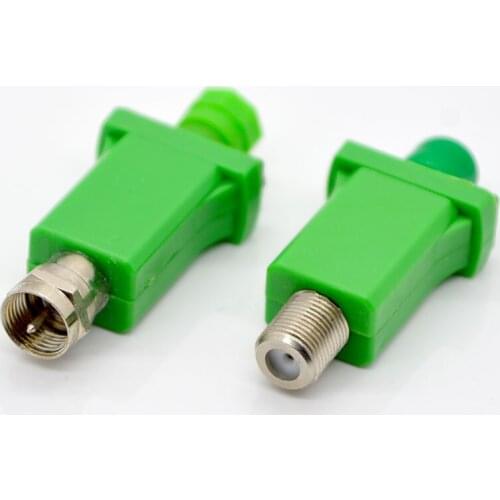 50pcs FC/APC Passive Optical Receiver Adapter CATV Opto-Signal Converter Optical Receiver 1310/1490/1550nm Universal Inch F head