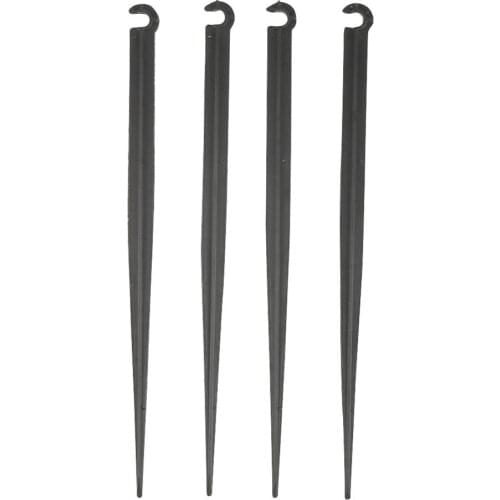 "C" Shaped 4/7mm Hose Support Pipe Inserting Ground Stand Holder Garden Lawn Irrigation Pipe Bracket 10 Pcs