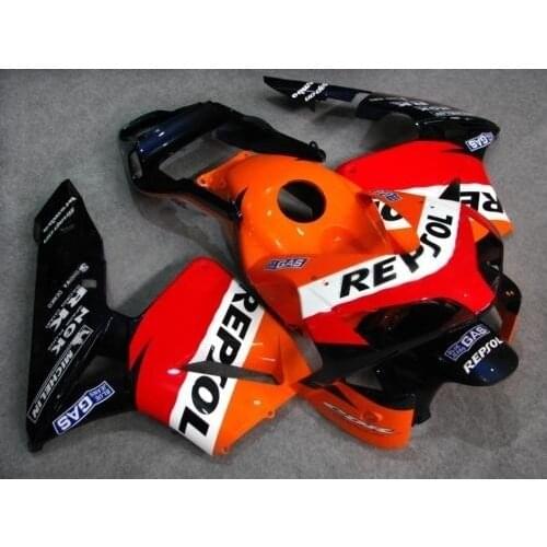 H-For F5 CBR600 RR 03-04 CBR600F5 CBR 600 600RR CBR600RR orange red black 03 04 2003 2004 Body s tool part