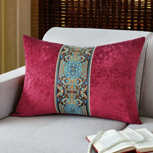 Fyjafon 1/2 pieces Pillow Case Chenille Pillow Cover 50*70 Embroidery Pillow Cases Cushion Cover Decorative Case On The Pillow