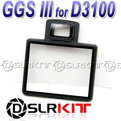 GGS III LCD Screen Protector glass for NIKON D3100 DSLR