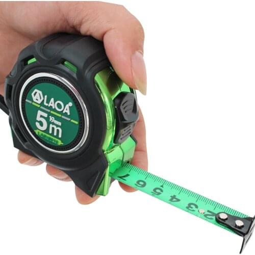 LAOA 3M 5M 7.5M Measure Tape Double-sided Steel Tapes British Type Tapeline Wood Working Metric Measuring tool/ inch Rule