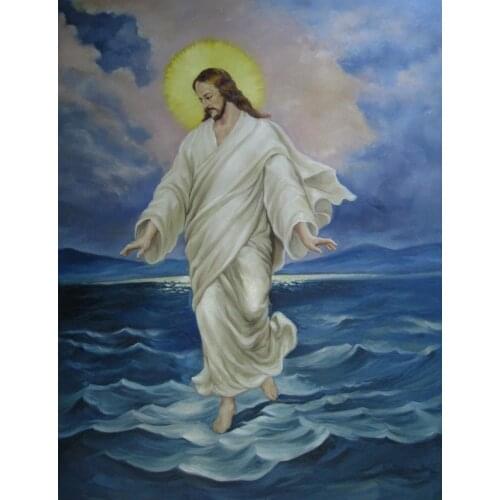 Handmade oil on canvas modern Jesus Portrait Oil Paintings classical art picture for wall