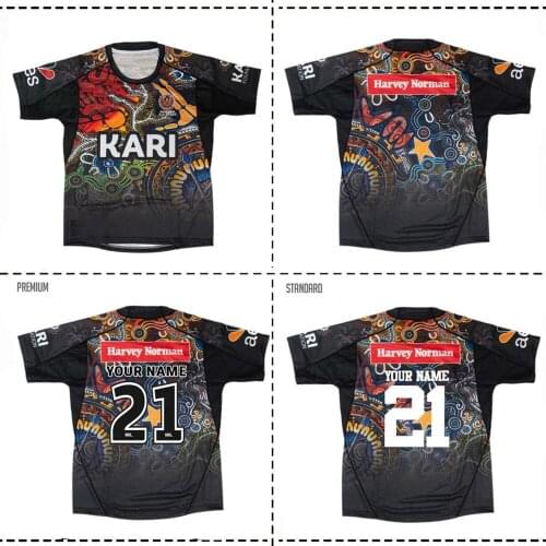 2021 INDIGENOUS ALL STARS HOME RUGBY JERSEY 2022 Indigenous All Stars Rugby TRAINING SHORTS JERSEY size S-3XL-5XL