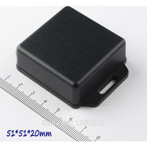50 pcs/lot 51*51*20mm wall-mounted plastic box for electronic abs housing DIY project case DIY small junction box outlet box