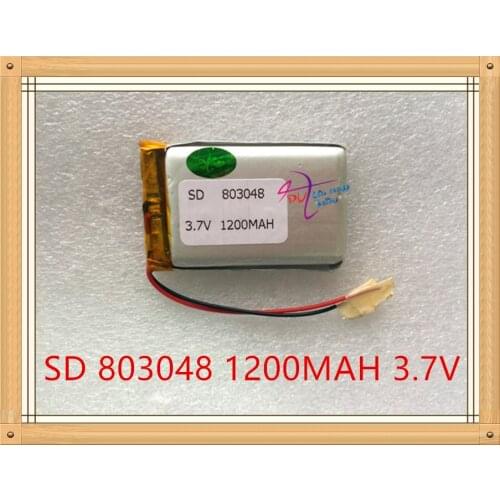 L energy 3.7V tablet battery 803048 1200MAH GPS navigator game sound card