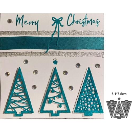 Christmas Tree Metal Cutting Dies Stencils dies for DIY Scrapbooking Paper Craft Decoration Embossing Dies Craft Dies 2021 NEW