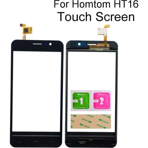Mobile Touch Screen Touch Panel For HOMTOM HT16 TouchScreen Lens Sensor Parts Tools 3M Adhesive