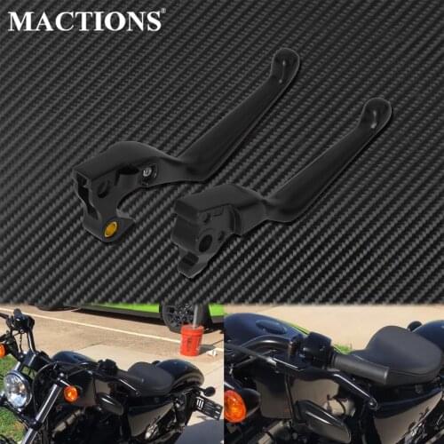 Motorcycle Brake Clutch Lever Shifter Levers Black For Harley Sportster XL Iron 883 Low 1200 Nightster Roadster 72 2014-2020
