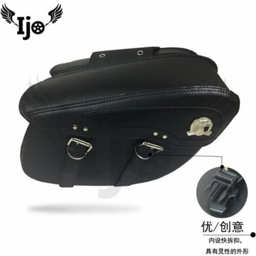 Sacoche moto helmet bag for Vespa benelli harley softail mochila moto maletas moto pernera moto saddle bag motorcycle bag