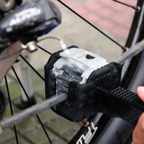 Cycling MTB Bike Bicycle Chain Cleaner Multi Tool Set Flywheel Clean Wash Kit Cassette Quick Clean Tool Brushes Scrubber box