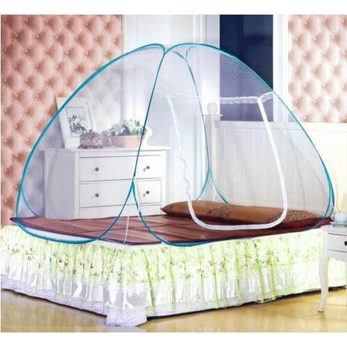 New Arrival Pop Up Camping Tent Bed Canopy Mosquito Net Full Queen King Size Netting Bedding Mongolian Yurt Mosquito Net