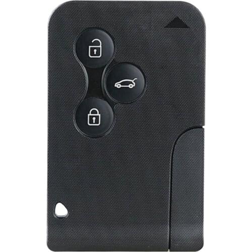 3 Button with Insert Small key blade Smart Card for Renault Megane Scenic