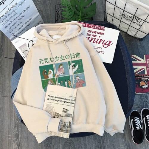 Hoodies Women Hooded Thicker Pullover Long Sleeve Harajuku Oversize Itself Kawaii Sweatshirt Anime Genshin Impact Sudaderas Ropa