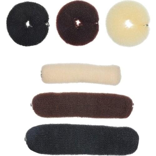 Hair Bun Maker Donut Magic Sponge Shaper Hair Ring Hairstyle DIY Twist Hair Styling Tools For Girls Women Braiders Wholesale