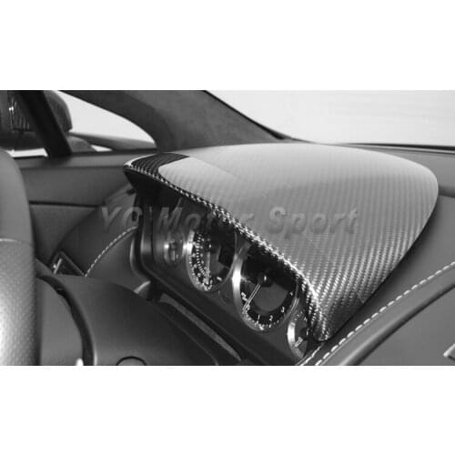 Dry Carbon Fiber Interior Trim Fit For 2006-2015 Aston Martin V8 Vantage&S V12 Vantage&S Instrument Cluster Cover Replacement