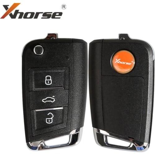 Xhorse Key For VW MQB Style Key 3 Buttons XKMQB1EN 10pcs/lot