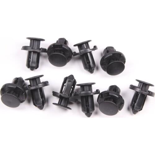 YAQUICKA 100Pcs 9MM Hole Nylon Car Push Type Rivet Retainer Bumper Fender Clips For Honda Civic Accord Acura CRV
