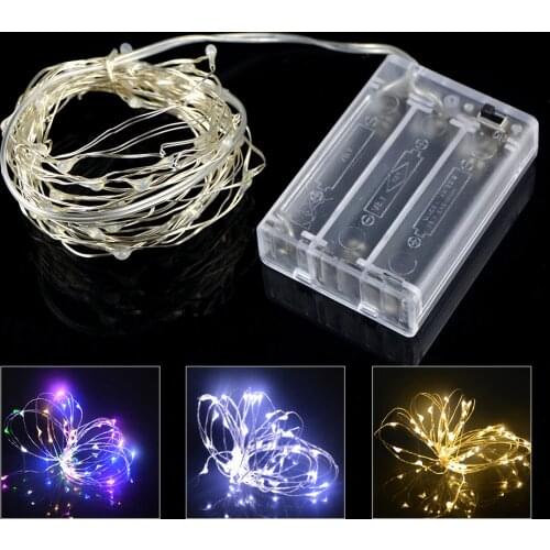 Светодиодные гирлянды с прозрачным проводом YYZMLS China At AliExpress