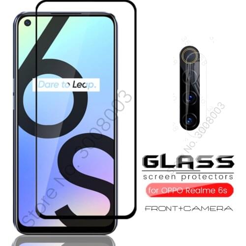 Tempered glas realme 6s glass cameras protective glass for oppo realme realmi realmy raelme real me 6s 6 s 6.5'' smartphone film