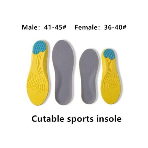 1PC Sports Insoles Orthopedic Memory Foam Sport Support Insert Woman Men shoes Feet Soles Pad Orthotic Shoes & Accessories