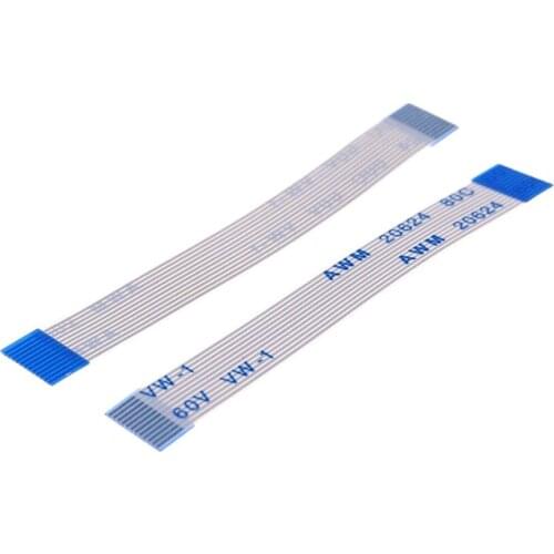 1000pcs 0.5 mm 12 pin 250mm length Flexible Flat Ribbon Cable FPC FFC Connect Cable reverse ends different direction