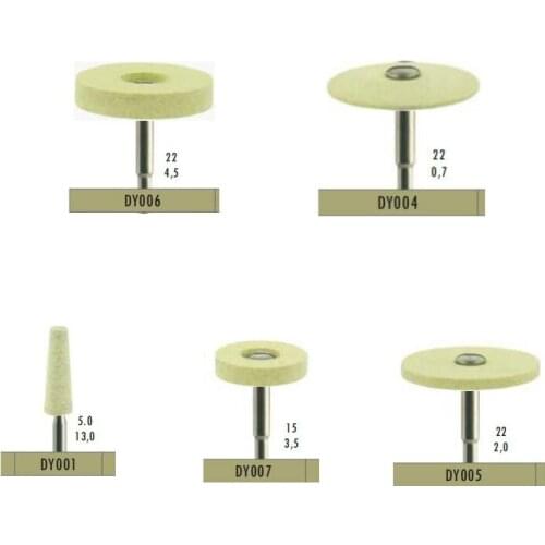 2pcs Dental Lab Diamond Ceramic Polisher Grinder ZR Polishers For Zirconia CAD Full Solid Crown Polishing Adjustment Grinding