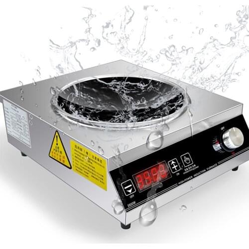 3500W Commercial Induction Cooker Concave Cooking Machine High Power Stir-fried Restaurant Induction Cooker