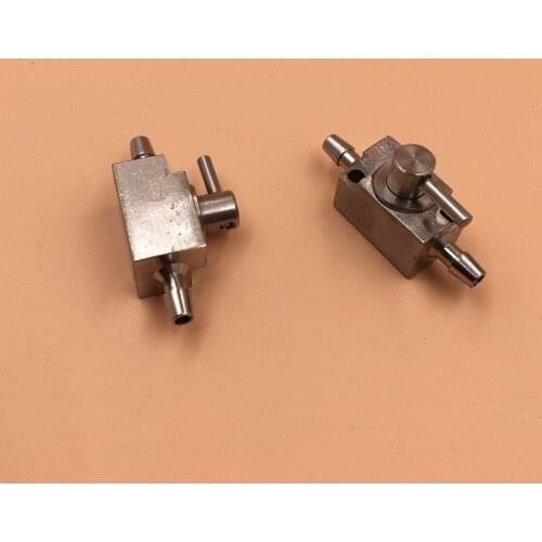 4pcs/lot Inkjet printer spare parts Aluminum cleaning valve two ways ink valve device wholesale