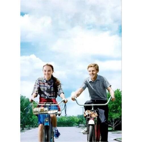 5D DIY Full Round Diamond Painting Young Couple Cross Stitch 3D Embroidery Rhinestone Mosaic Home Decor Art Y1736