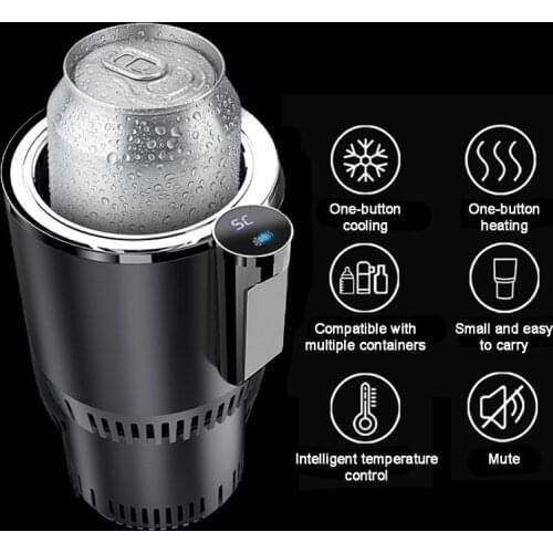 Car Cooler Warmer Cup Auto Car Cooling and Heating Cup Practical Car Refrigerator Cooler