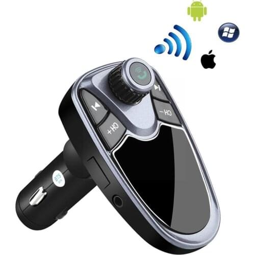 Car Bluetooth Wireless FM Transmitter Kit MP3 Player Card USB TF Support Radio Adapter Charger Drive Flash