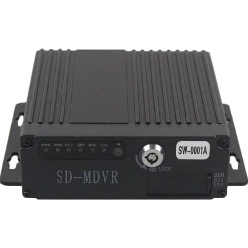 DIYSECUR Remote Control Car Bus RV Mobile HD 4CH DVR Video/Audio Recorder