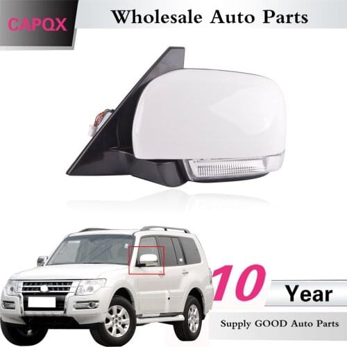 CAPQX 10pin Side rearview mirror with electrical adjustment & folding For PAJERO BK V93 V97 V73 V77 V87 2007-2016 outside mirror