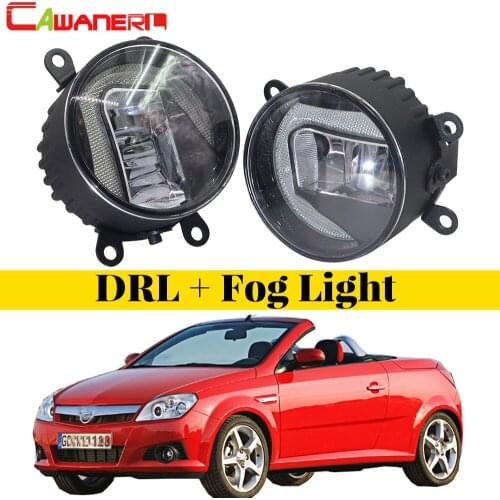 Cawanerl For Opel Tigra TwinTop Convertible 2004 2005 2006 Car Styling LED Fog Light DRL Daytime Running Lamp White 12V 2 Pieces