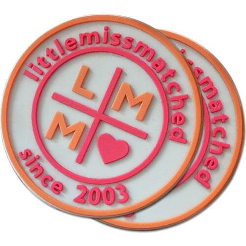 Custom 3D Logo Pvc Rubber Labels For Clothing With 3D Logo Customized Silicone Sewing Tags Soft Rubber Pvc Label For Jacket Coat